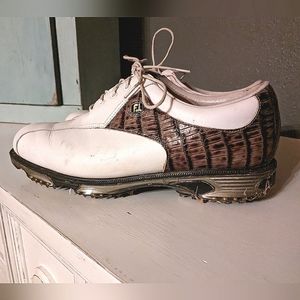 Footjoy Opti Flex Alligator Skin golf shoes